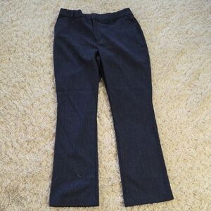 Nine West Dark Blue Barely Bootcut Pants